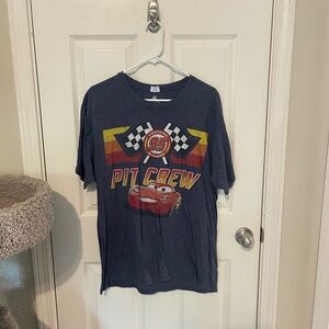 Disney Cars Pit Crew Kids T-Shirt - Dark Gray